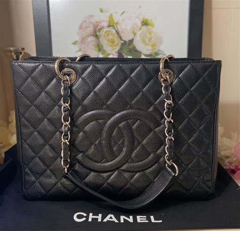 chanel gst classic size tote|chanel gst price 2022.